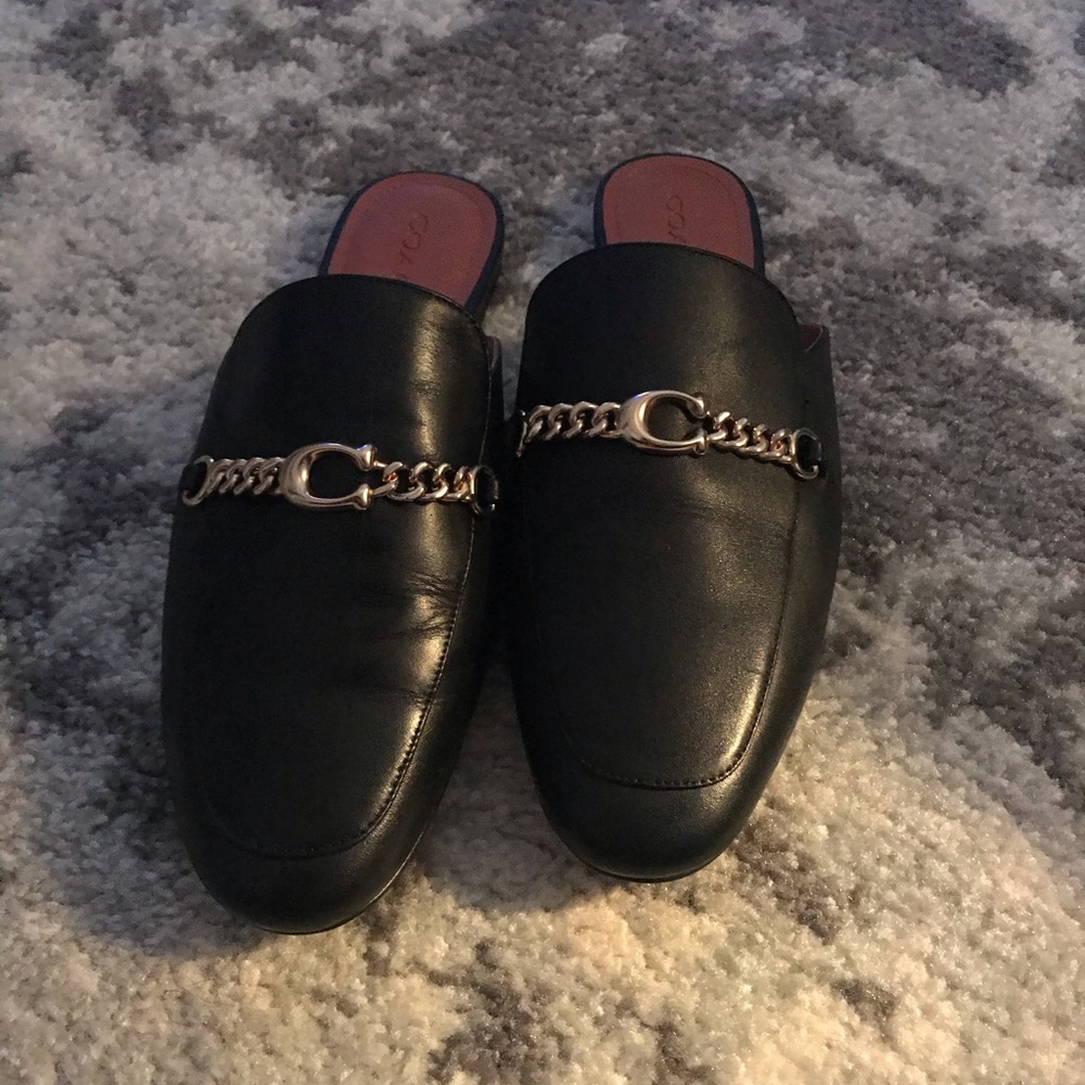Black Coach Mules